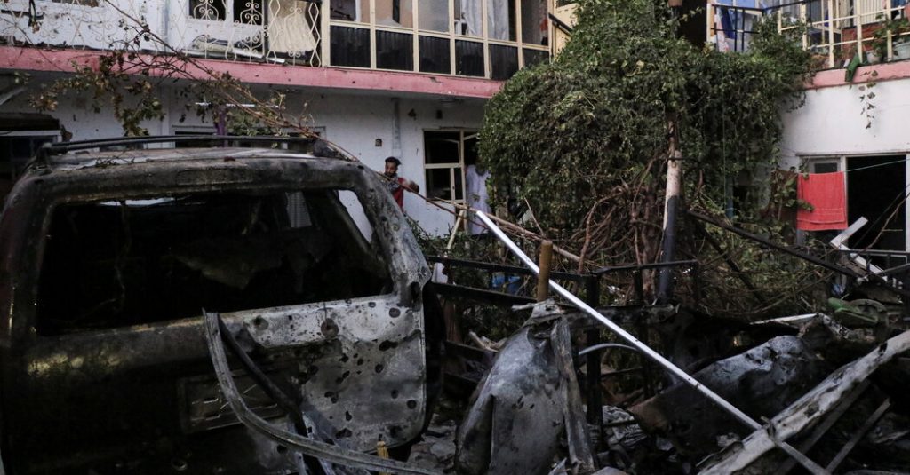 U.S. Strikes Explosive-Laden Vehicle in Kabul