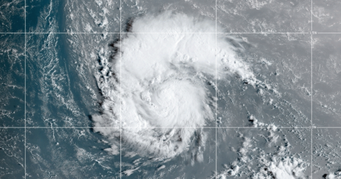 hurricane sam strengthens to a category 2 storm