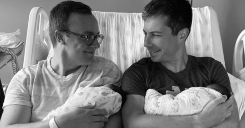 Pete and Chasten Buttigieg Welcome 2 Children to Their Family