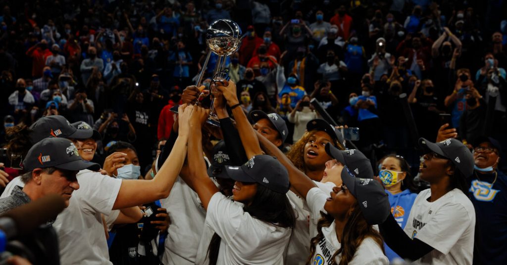 chicago sky beat phoenix mercury for first w n b a championship