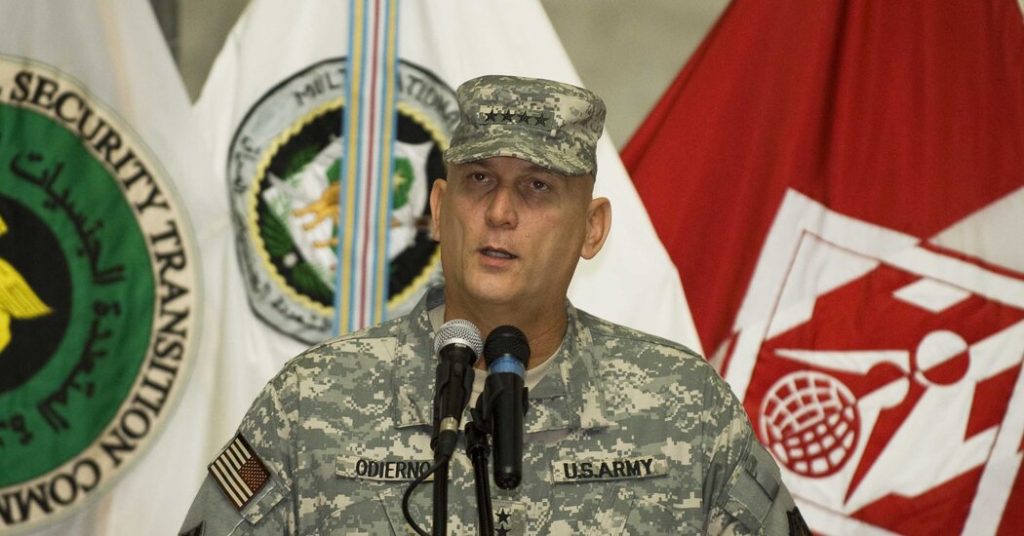 gen raymond t odierno former u s commander in iraq dies