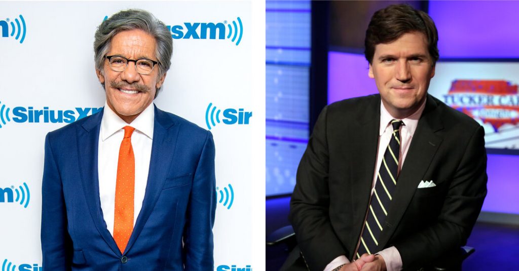 Geraldo Rivera criticizes his Fox News colleague Tucker Carlson.