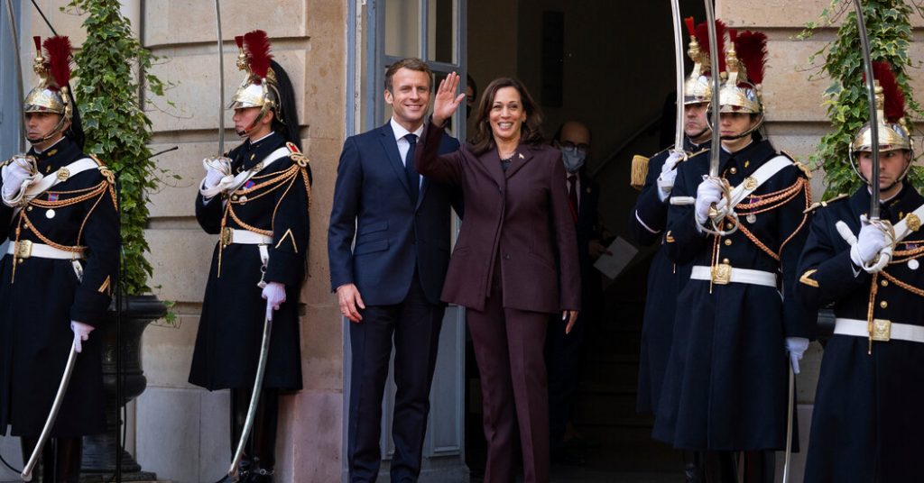 In France, Kamala Harris Searches for Role on Global Stage