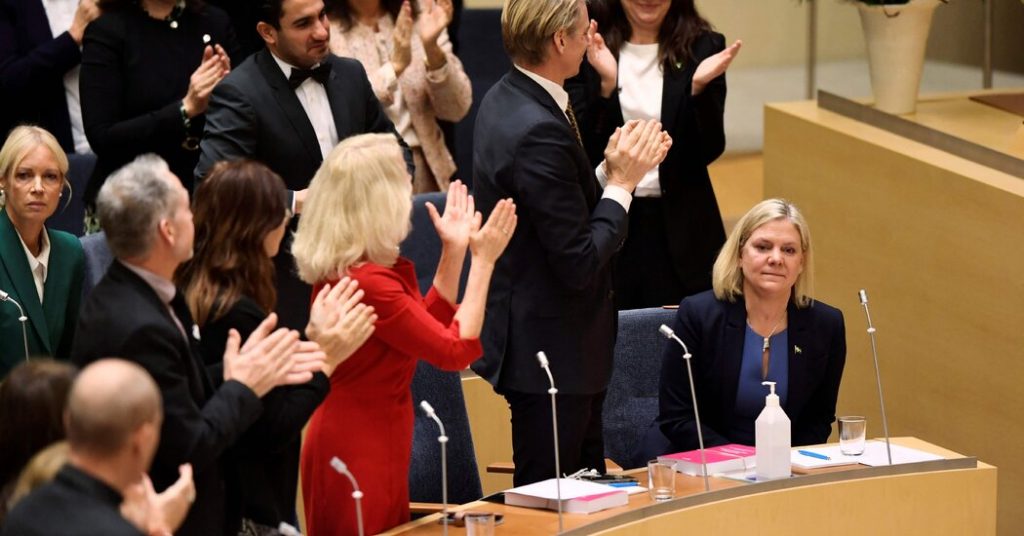 Sweden Finally Chose a Prime Minister. She Lasted About 7 Hours.