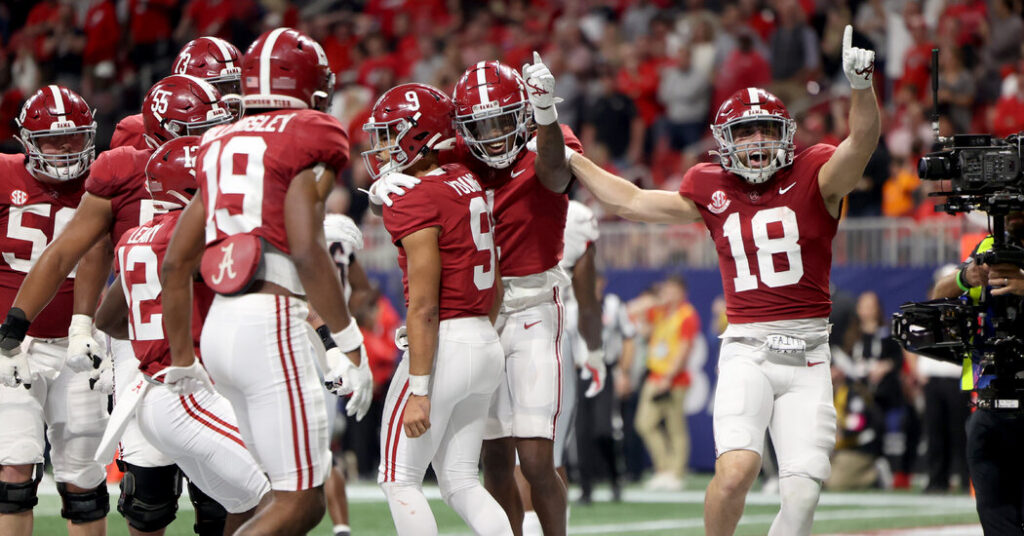 Alabama Picks Apart Georgia, Setting Course for Another Playoff