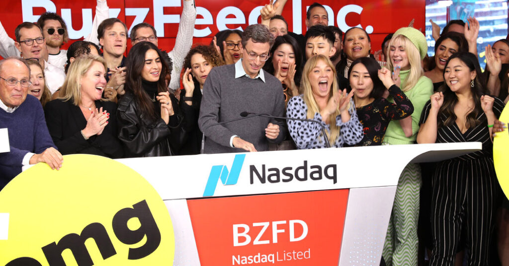 BuzzFeed Stock Drops Nearly 24 Percent