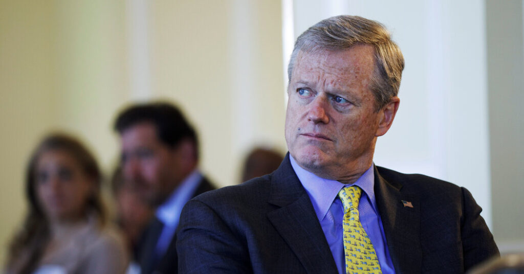 Gov. Charlie Baker of Massachusetts Says He Won’t Run for Re-election