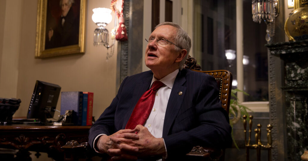 harry m reid senate majority leader behind landmark democratic victories dies at 82