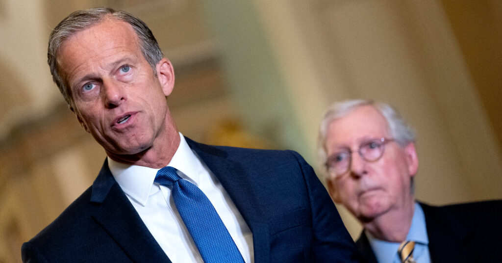 john thune a likely successor to mitch mcconnell weighs retirement