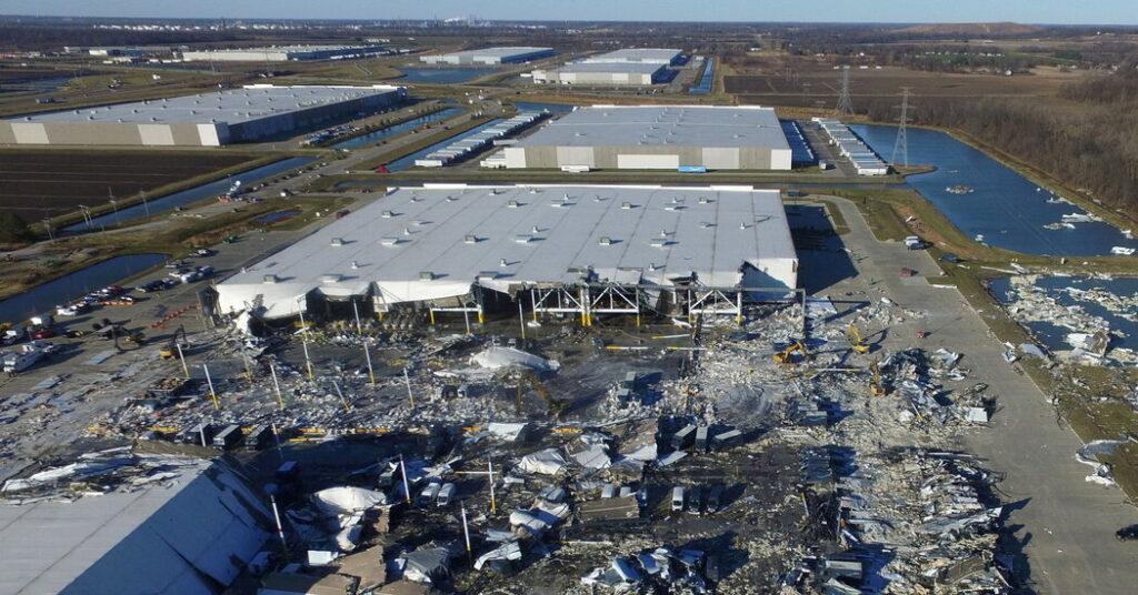 OSHA Leads Investigation Into Amazon Warehouse Collapse In Illinois