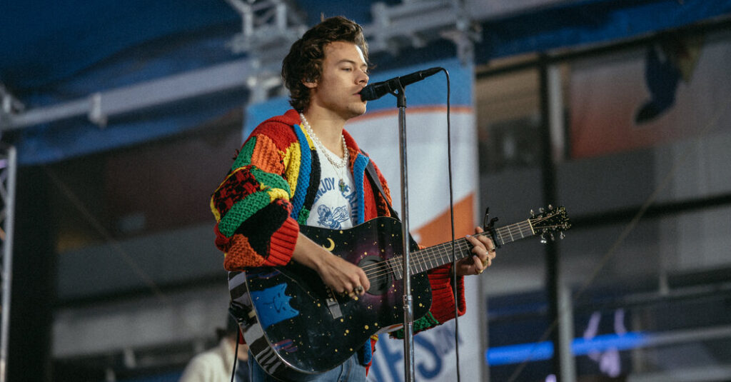 that viral harry styles cardigan just got auctioned as an nft