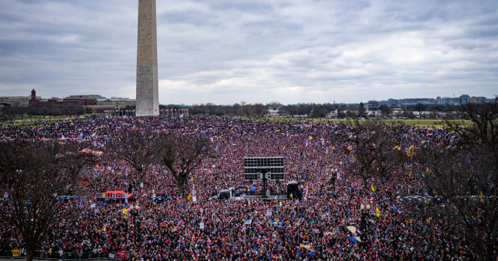 a year after capitol riot trumps hold on g o p is unrivaled