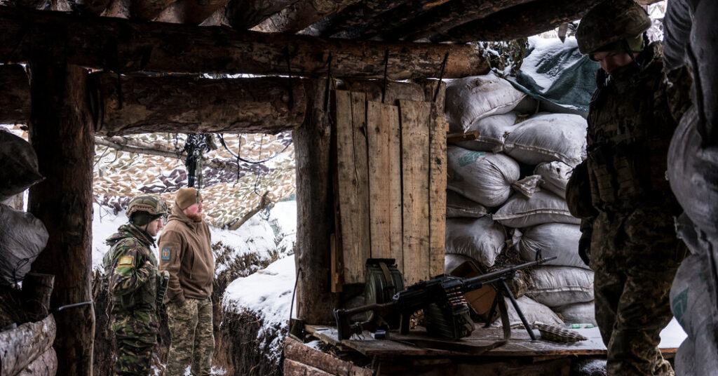 for ukrainian soldiers a nervous guessing game on the front