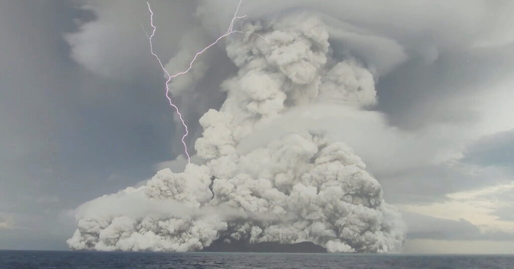 heres what scientists know about the tonga volcano eruption