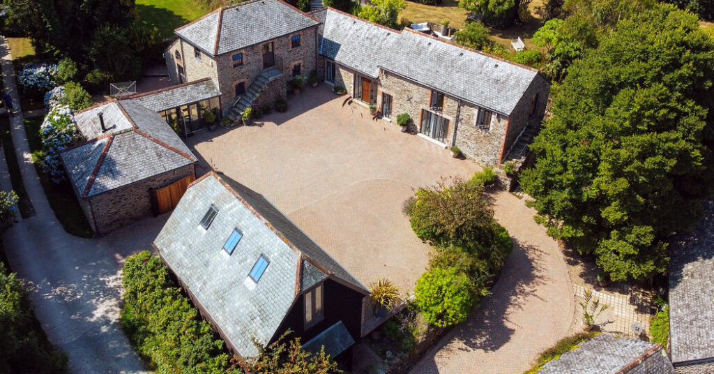 House Hunting in Britain: A Restored Farm Compound on Cornwall’s Coast