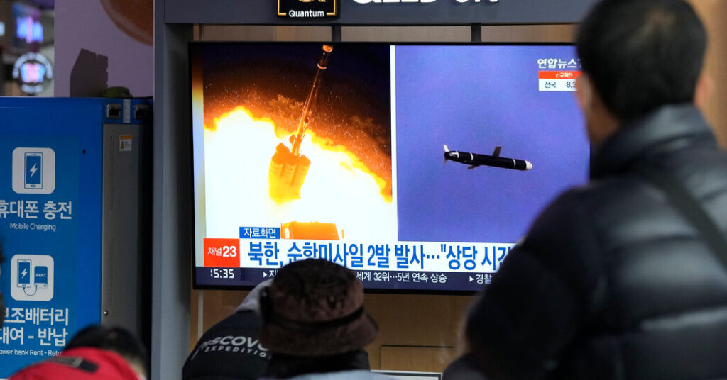 North Korea Launches 2 Ballistic Missiles, South Korea Says