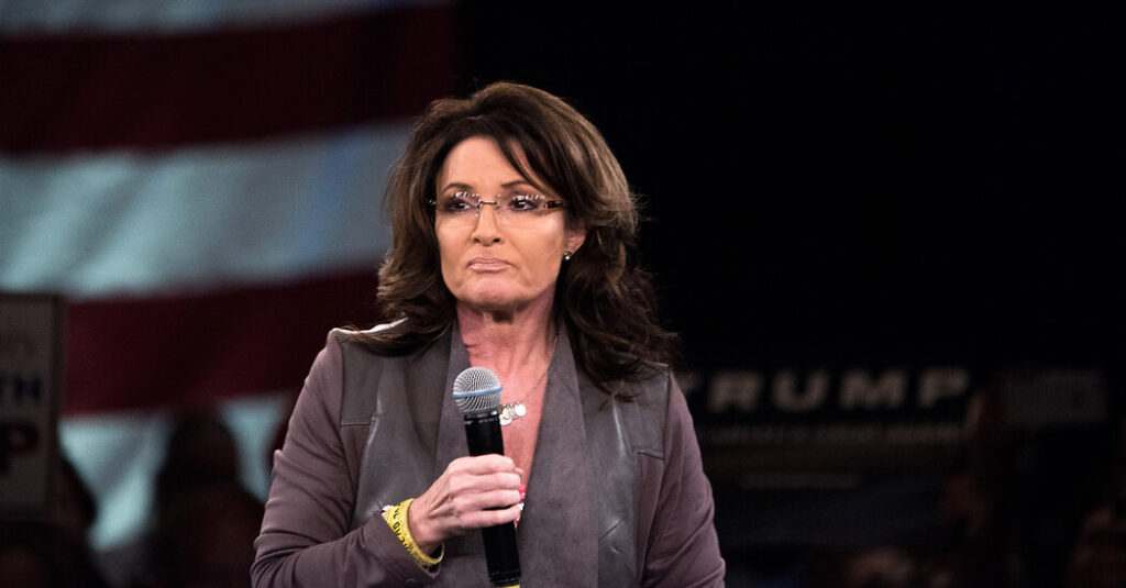 Sarah Palin Has Covid, Delaying Libel Case Against The New York Times