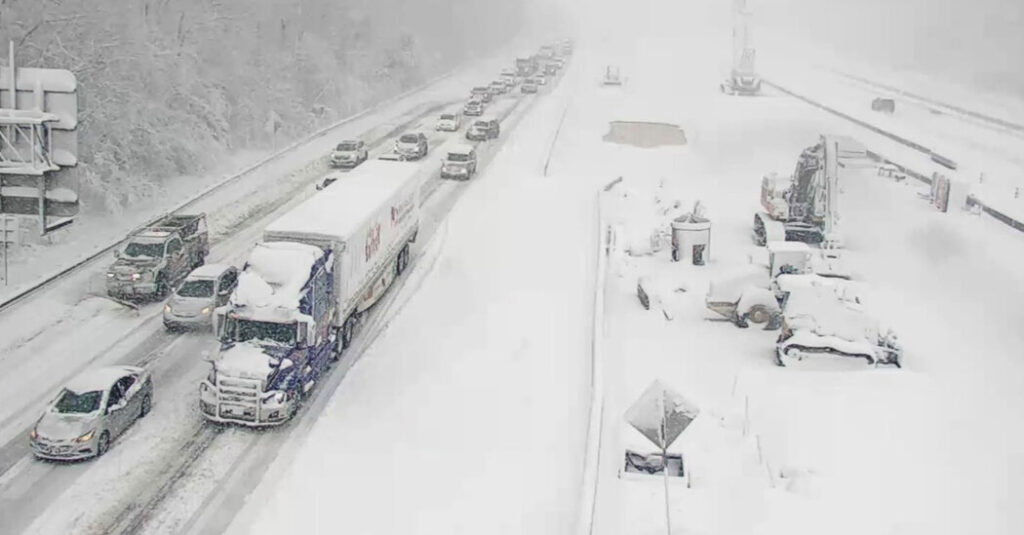 Stranded Drivers Are Freed After 24-Hour Snowy Ordeal on I-95 in Virginia