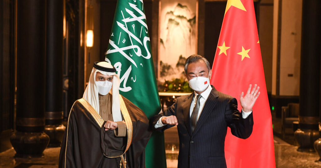 as the u s pulls back from the mideast china leans in