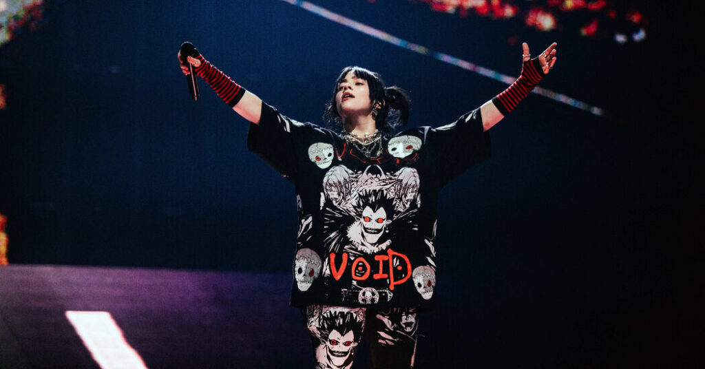 At Billie Eilish’s Arena Show, the Only Spectacle Is Herself