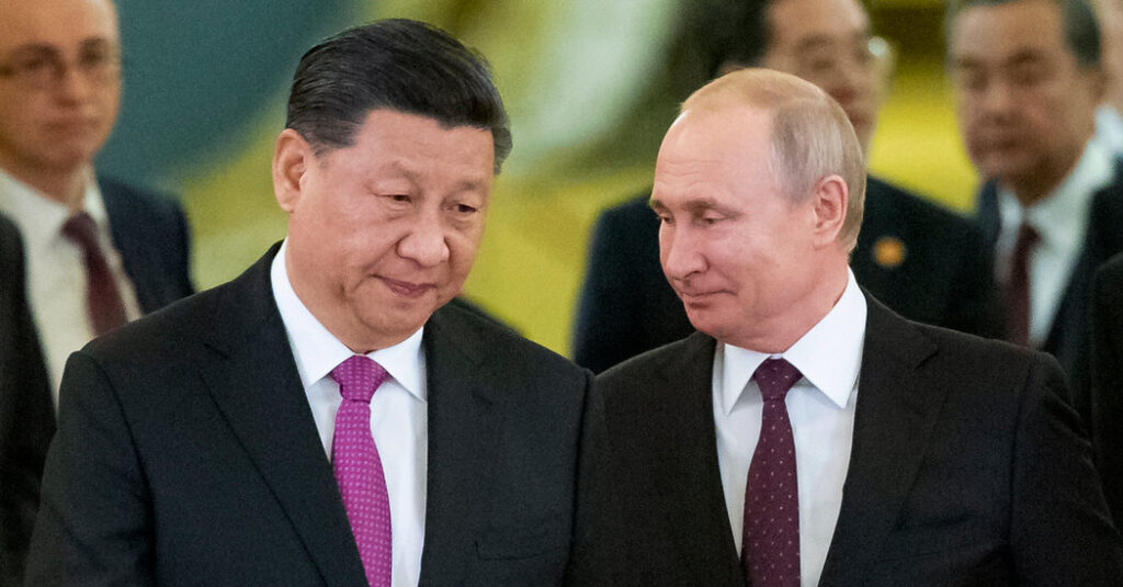 In Clash With U.S. Over Ukraine, Putin Has a Lifeline From China