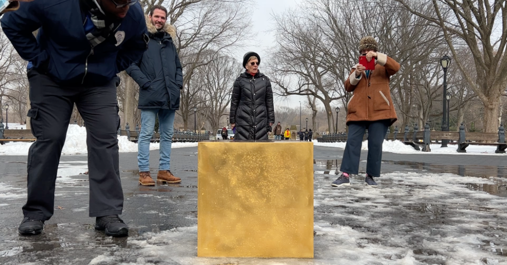 It’s Gold, Baby. But Niclas Castello’s Cube Is Nothing New in Art.