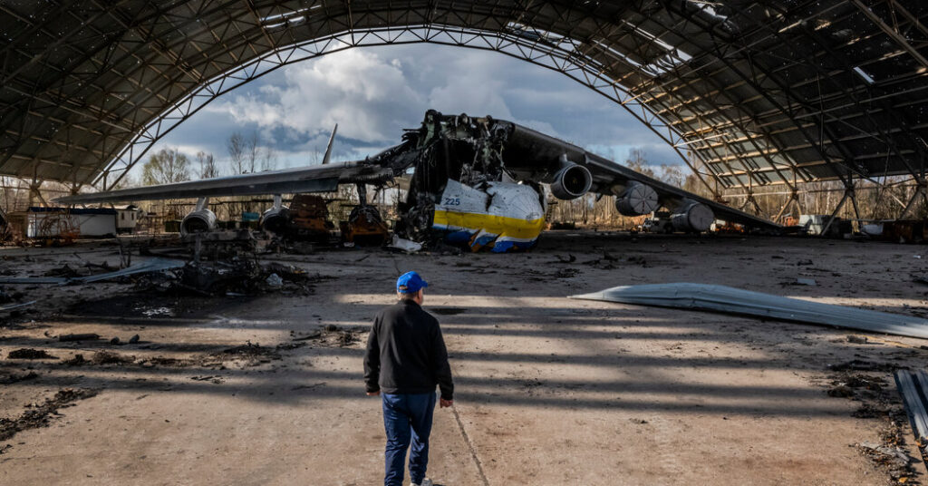 one ukrainian war casualty the worlds largest airplane