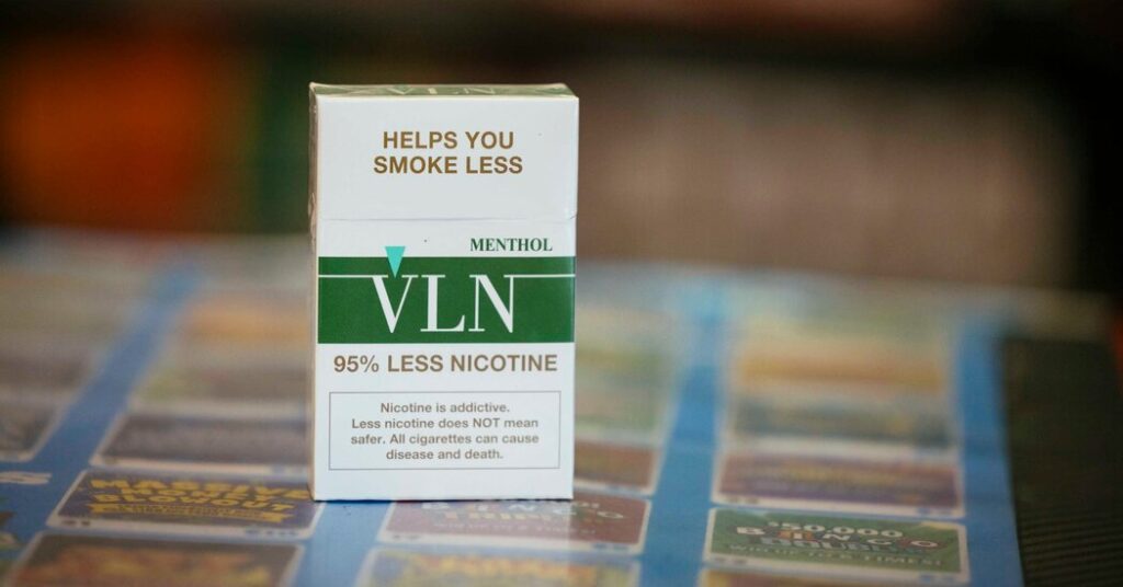 f d a set to propose lower nicotine levels in cigarettes