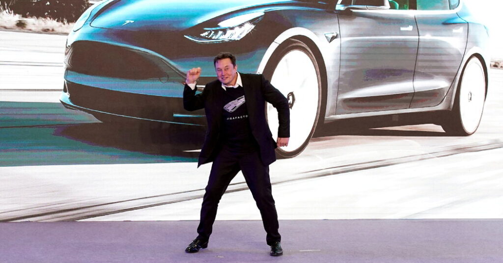 How Elon Musk and Tesla Helped Make C.E.O Pay Even Richer