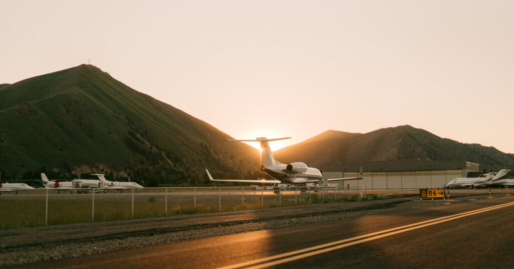 sun valley conference 2022 when private jets land in small town idaho