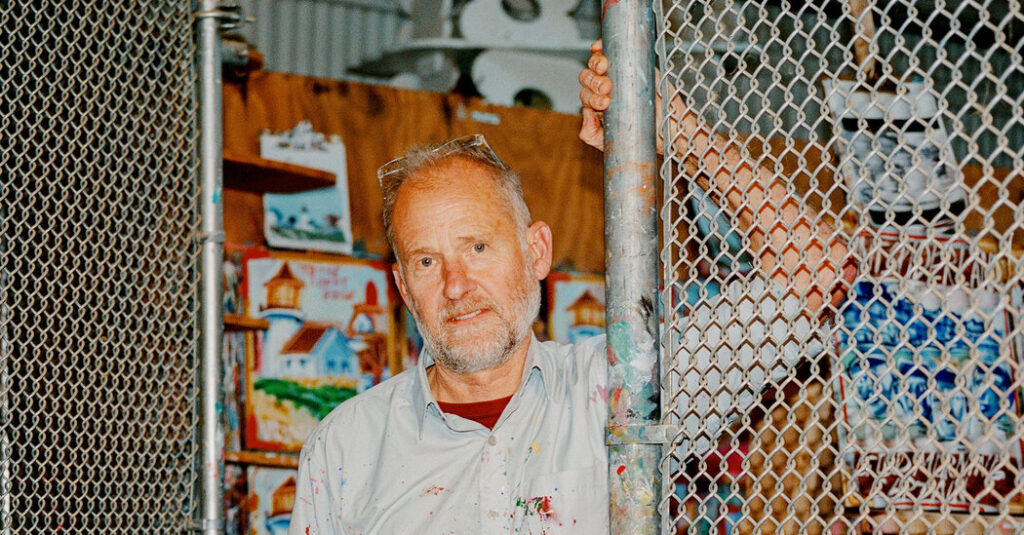 steve keene made 300000 paintings in a home full of easels