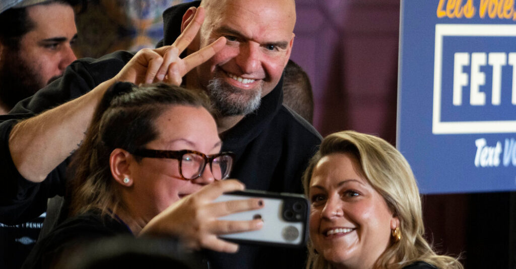 for fetterman campaign trail doubles as road to recovery