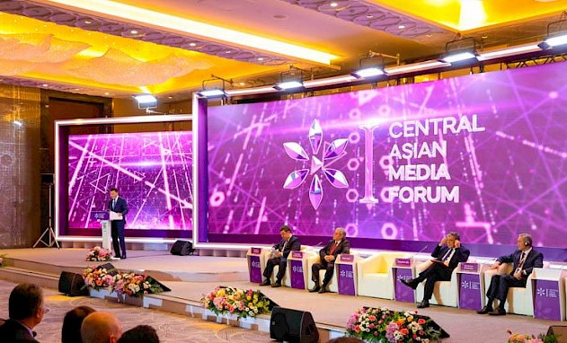 ERLAN KARIN AT THE CENTRAL ASIAN MEDIA FORUM IN ASTANA