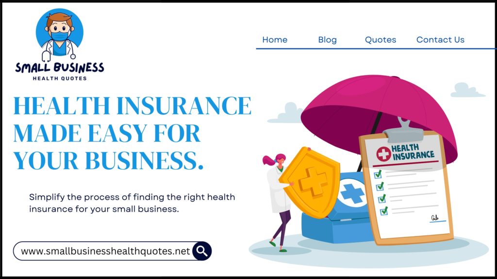 Blue Minimalist Isometric Health Insurance Blog Banner