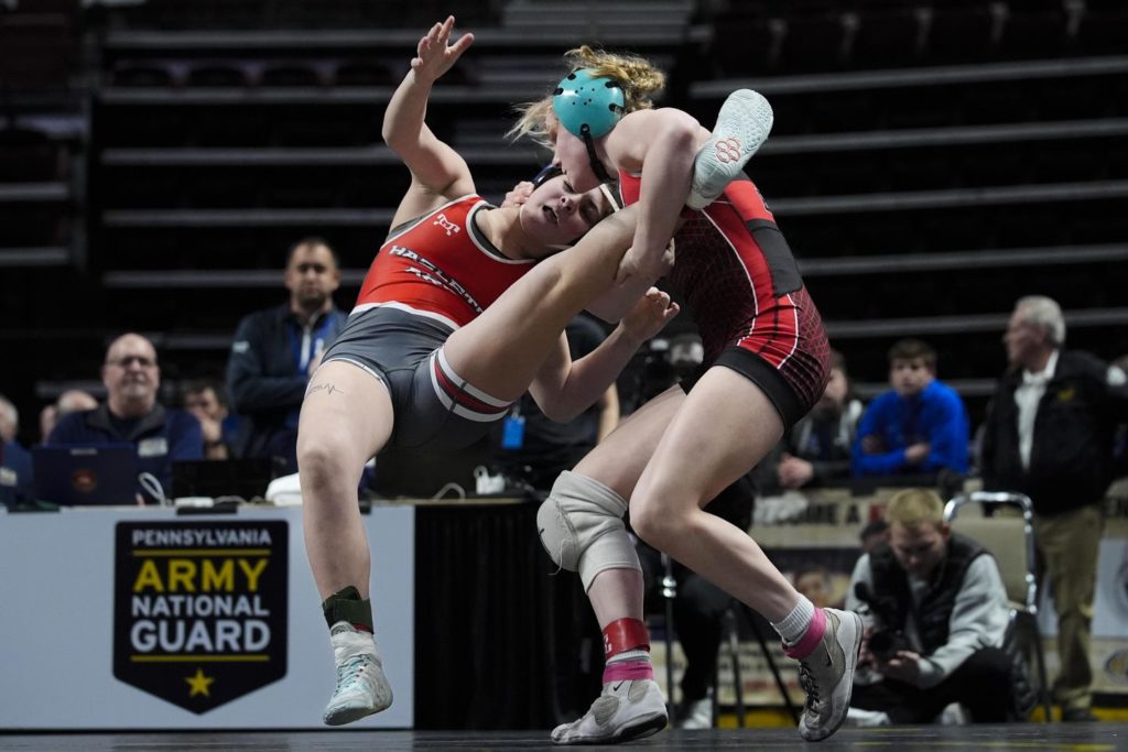 Girls are falling in love with wrestling, the nation's fastest-growing high school sport