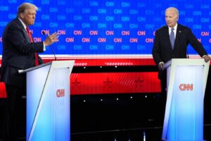 House Democrats slam debate moderators for giving 'no pushback' on 'serial liar' Trump