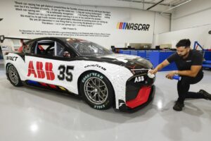 A green flag for clean power: NASCAR will unveil its first electric racecar