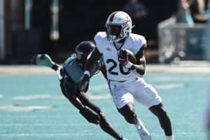 Brown leads way with 171 yards as Virginia runs past Coastal Carolina