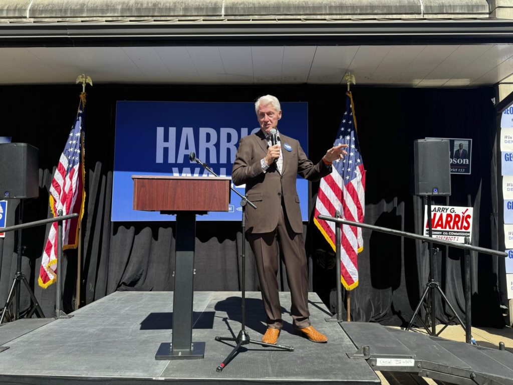 Former President Bill Clinton travels to Georgia to rally rural Black voters to the polls