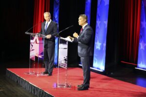 Tim Kaine, Hung Cao face off in only debate of campaign for U.S. Senate seat from Virginia