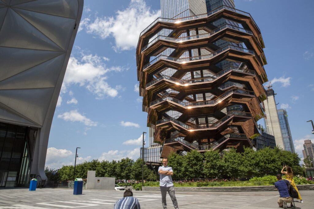 The Vessel, a Manhattan tourist site closed after suicides, reopens with new safety features