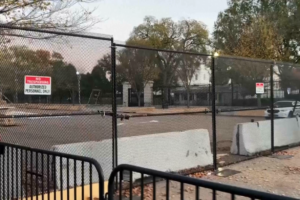 Massive security walls and fences transform Washington streets ahead of Election Day