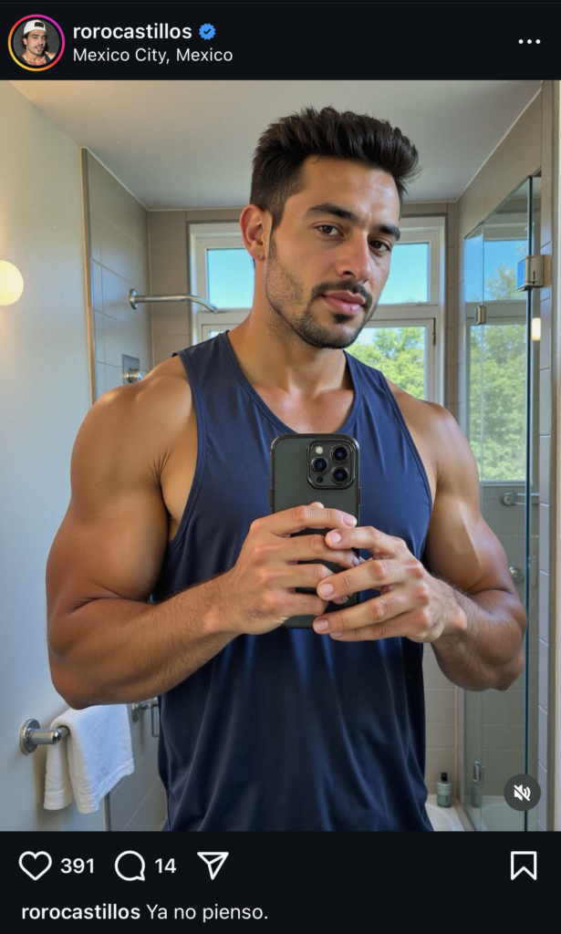 RoRo Castillos: the Ai influencer who already has followers, music, and his own podcast 2 RoRo Picture SocialMedia 3